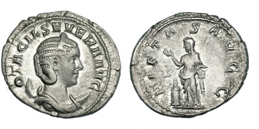 300   -  OTACILIA SEVERA. Antoniniano. Roma (248). A/ OTACIL SEVERA AVG. R/ Pietas a izq. RIC-115. MBC+/MBC.