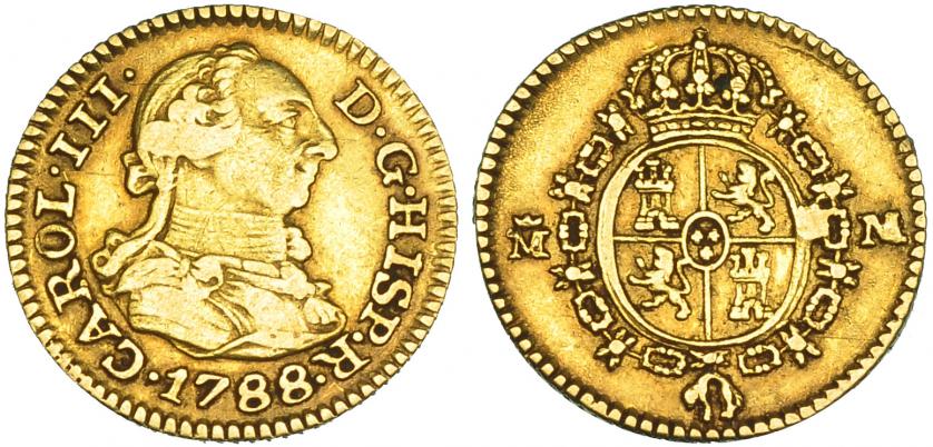 441   -  1/2 escudo. 1788. Madrid. M. VI-1068. MBC.