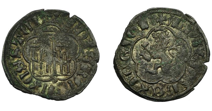 461   -  REINOS DE CASTILLA Y LEÓN. ALFONSO XI. Dinero. Sevilla. VE 0,94 g. 19,8 mm. III-353. BMM-469. MBC.