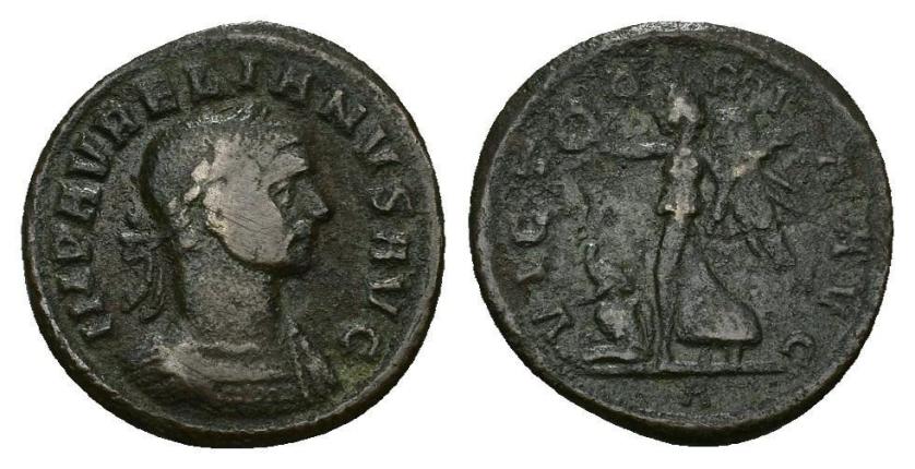 371   -  IMPERIO ROMANO. AURELIANO. Denario. Roma (270-275).