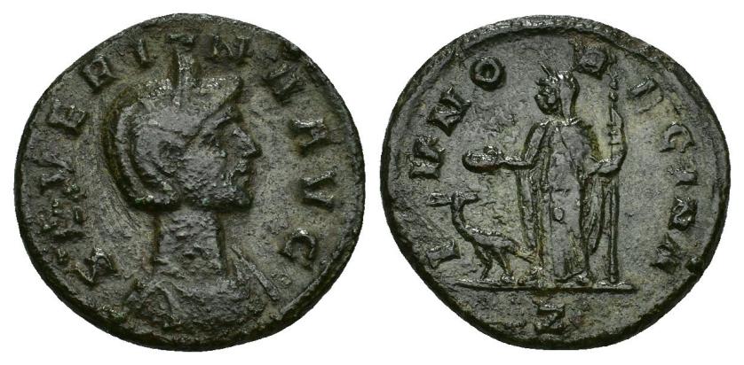 372   -  IMPERIO ROMANO. SEVERINA. As. Roma (270-275).