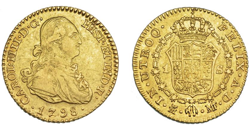 836   -  CARLOS IV. Escudo. 1798. Madrid. MF. VI-912. MBC.