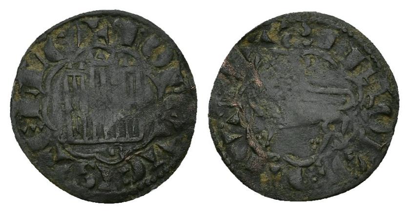 463   -  REINOS DE CASTILLA Y LEÓN. ALFONSO X. Dinero seisén. Burgos. R/ ET LEGIONIS en escritura inversa. VE 0,83 g. 18,2 mm. III-263 vte. BMM-394.3 vte. MM-A10:11.9 vte. Rara.