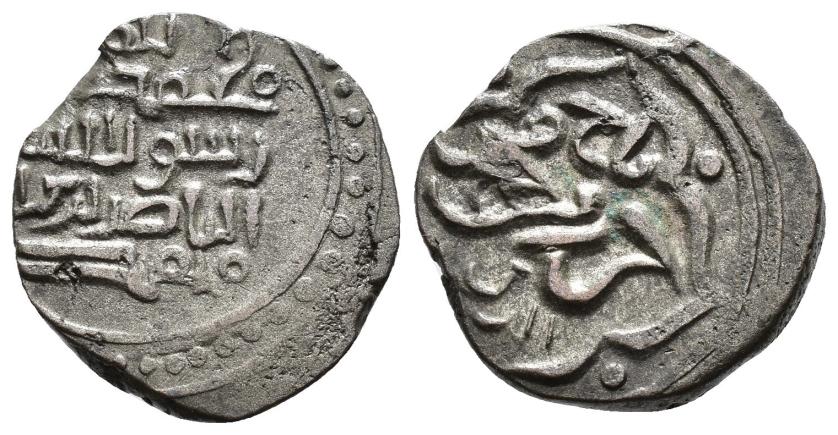 1027   -  SAFARÍES DE IRÁN. TAJ AL-DIN HARB (562-612). Jital. Sin ceca. Sin fecha. CU 2,67 g. 17 mm. Wilkes 1-11471. MBC+.