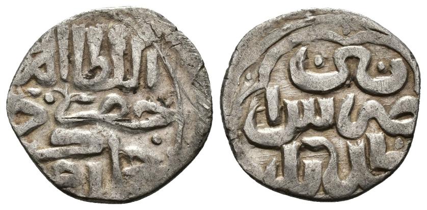 1116   -  JUYÍES. JANES DE LA HORDA DORADA. JIZR  JAN (760-762 / 1359-1361. Dírham. Saray al-Yadida / سراى الجديد. Sin fecha. AR 1,33 g. 16 mm. Wilkes 1-2036 var. MBC+ .