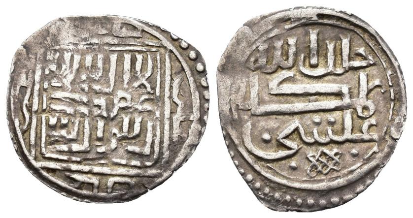 1165   -  BEYLIQS DE ANATOLIA. AYDIN. İSA BEG (762-789/1361-1387). Akçe . Sin ceca. Sin fecha. AR 0,62 g. 16 mm. A-1258. MBC.