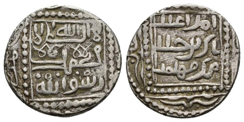 1169   -  BEYLIQS DE ANATOLIA. AYDIN. CELALEDDIN BAYECIT (762-787/1361-1385). Akçe. Sin ceca. Sin fecha. AR 1,76 g. 15 mm. A-1282.1. MBC.