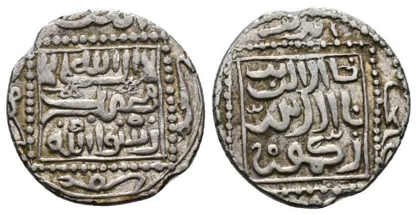 1170   -  BEYLIQS DE ANATOLIA. AYDIN. CELALEDDIN BAYECIT (762-787/1361-1385). Akçe. Sin ceca. Sin fecha. CU 1,71 g. 16 mm. A-1282.2. MBC.