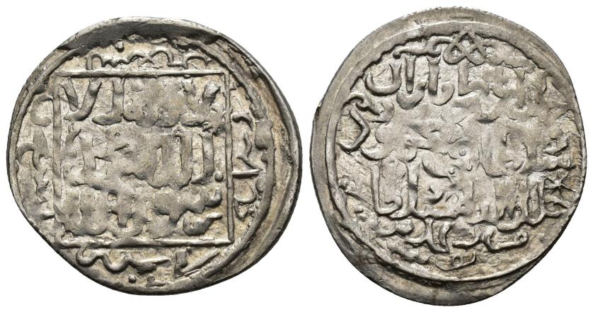 1175   -  BEYLIQS DE ANATOLIA. KARAMANÍES. MAHMUD BEY (699-711/1299-1311). Akçe. Konya. 699 H. AR 2,15 g. 24 mm. A-1267. MBC.