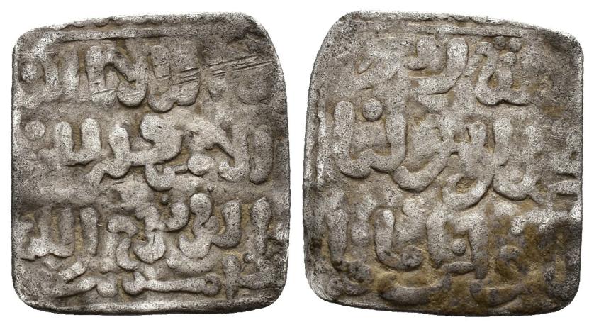 904   -  ZAYANÍES. ABU HAMMU MUSÀ I (707-718/1308-1318). Dírham. Tremecén / تلمسان . Sin fecha. AR 0,84 g. 14x15 mm. Ho-846. BC+.