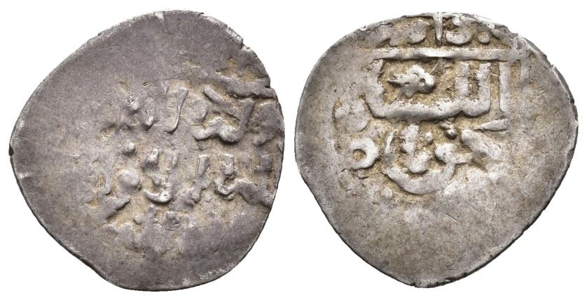 919   -  ALAUÍES. ISMA'IL AL-SAMIM B. AL-SARIF B. 'ALI (1083-1139/1673-1727). Muzuna. Fez /فاس . Sin fecha. AR 0,91 g. 17 mm. Eustache 1984-125. Vanos. MBC-. 