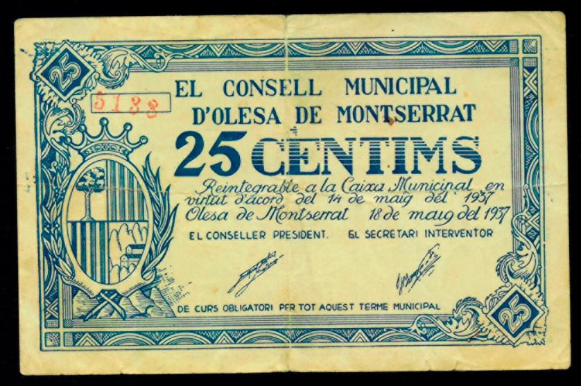 786   -  BILLETES LOCALES GUERRA CIVIL