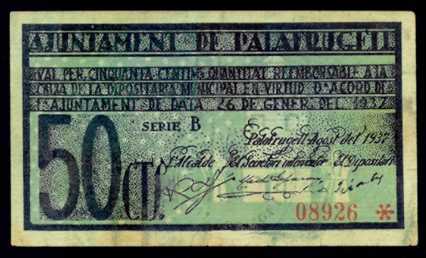 789   -  BILLETES LOCALES GUERRA CIVIL