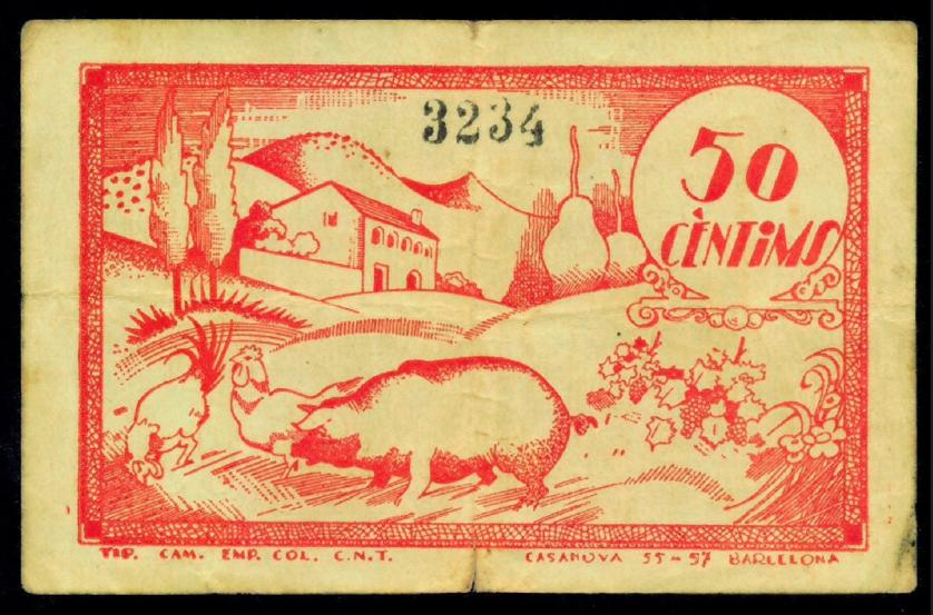 798   -  BILLETES LOCALES GUERRA CIVIL