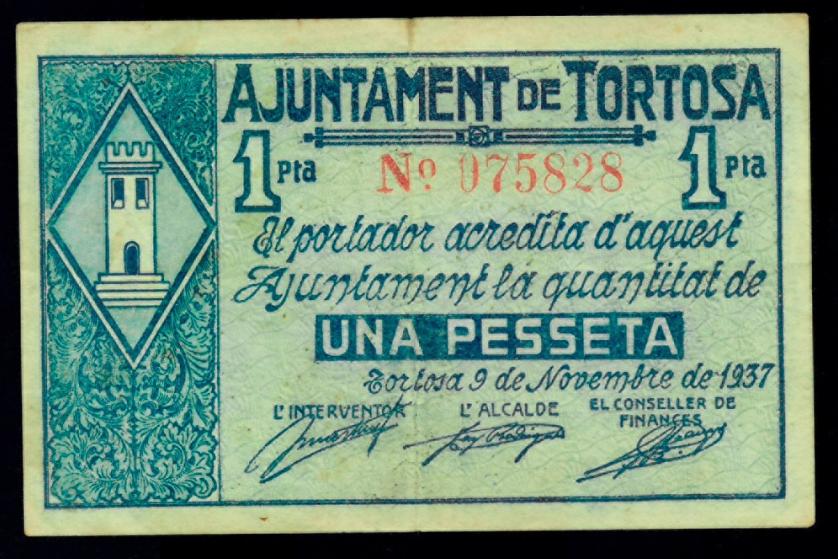 817   -  BILLETES LOCALES GUERRA CIVIL