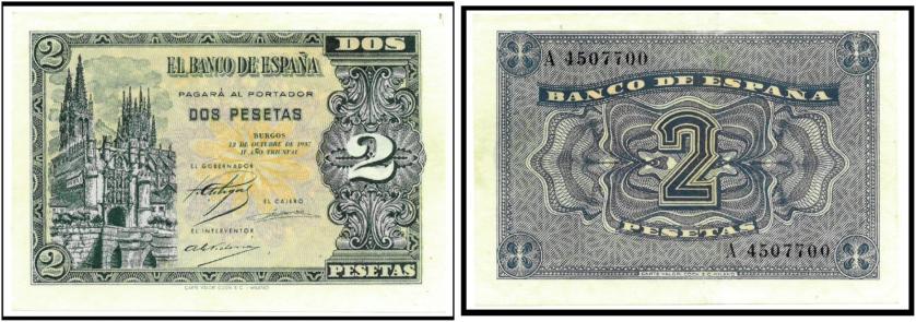 875   -  BILLETES ESPAÑOLES